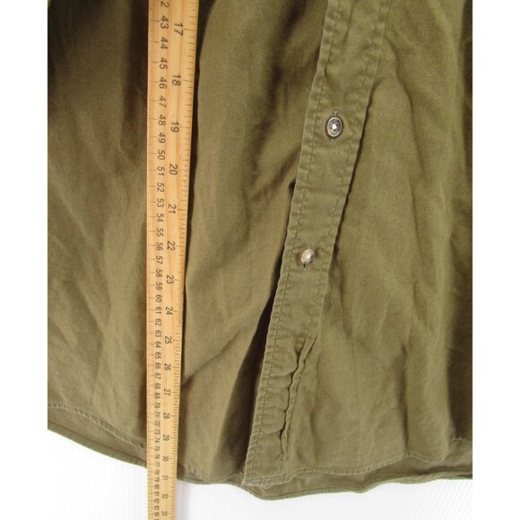 Bullock & Jones Shirt XL Button Down Utility Flap Pockets Collared - Picture 4 of 10